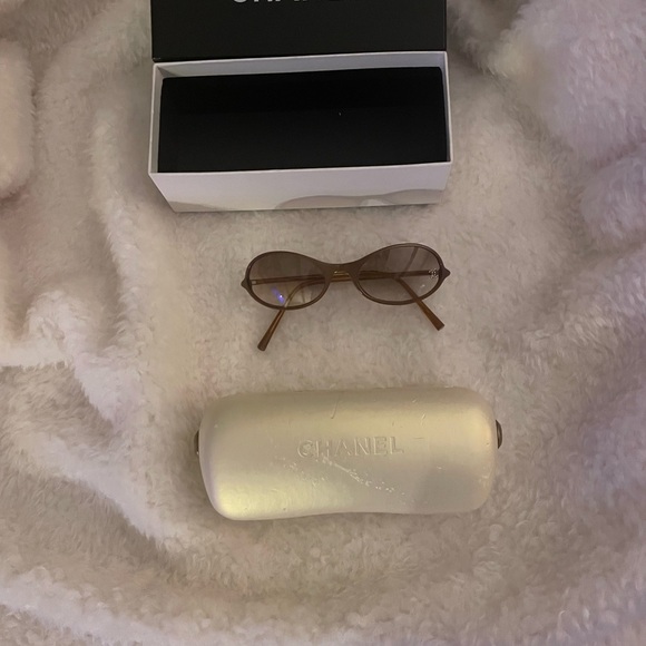 Chanel Brown Women's Glasses - Picture 2 of 4